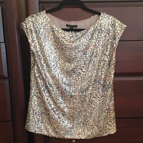 rachel zoe sequin top